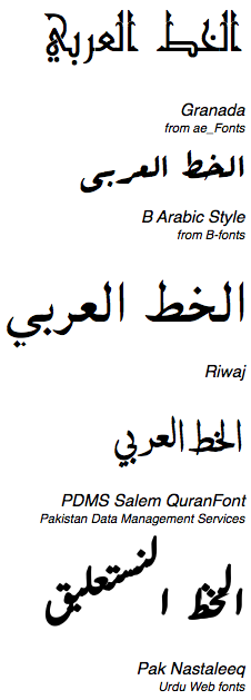 Free Download Of Arabic Fonts For Mac
